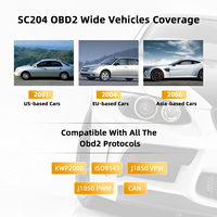 Herramienta de Diagnóstico Automotriz CGSULIT SC204, Escáner OBD2 para Motocicletas