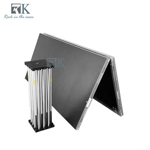 Scène de spectacle carrée de 4 pieds x 4 pieds, facile à transporter, pliable, pour événements en plein air - Product Image 5