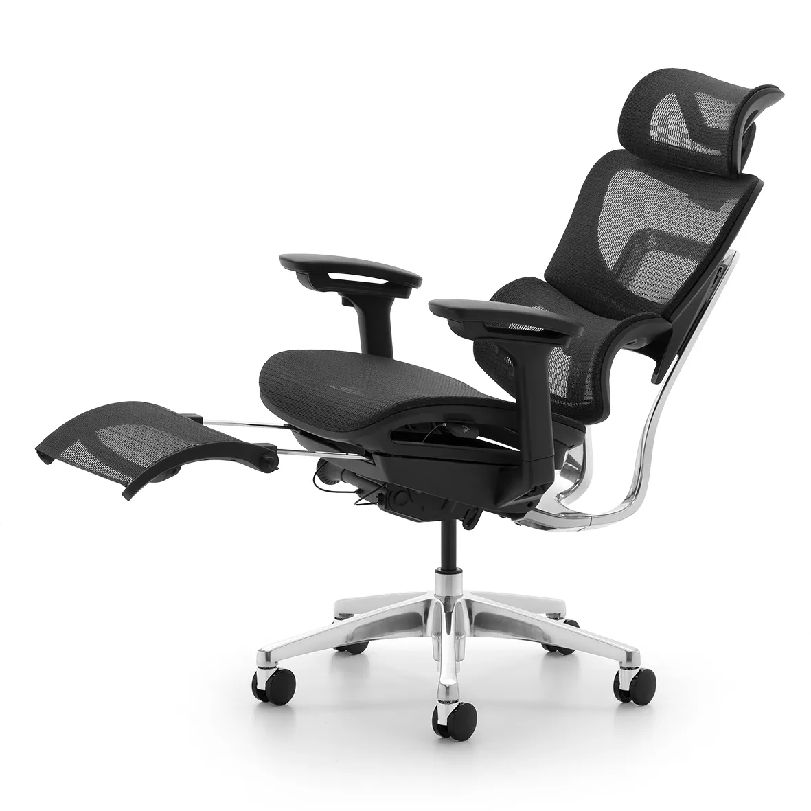 Suporte ergonômico para cadeira, de escritório, alta qualidade, com malha traseira elevada, ergonômico, cadeira de escritório com descanso de pé