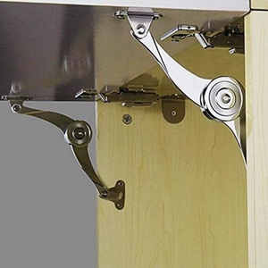Herraje de acero cincado para tapa plegable con amortiguador de elevación para gabinetes de cocina y cajas de juguetes - Product Image 6