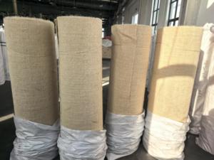Factory <span class=keywords><strong>Outlet</strong></span> 6*7 950gsm Tela de sisal de color natural 100% Tela de malla tejida de fibra natural Sin productos químicos Tela de sisal de estilo liso - Product Image 2