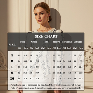 ZYHT 11720 Blusa Casual in Pizzo Floreale Bianco con Ricamo Nero e Bordo di Perle, <span class=keywords><strong>Elegante</strong></span> Giacca con Maniche Lunghe a Sbuffo - Product Image 4