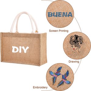 2024 Eco Laminated <strong>Jute</strong> Canvas <strong>Bag</strong> Burlap Reusable Linen Beach <strong>Bag</strong> Hessian Canvas Shopping <strong>Tote</strong> <strong>Bags</strong> With Custom Logo - Product Image 5