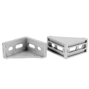 Aluminum Alloy 4590 Die-Cast Angle Bracket L-Shaped Corner Brace 5 Mm Thickness For Construction Industry Connect Use - Product Image 3