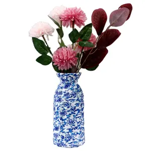 OEM & ODM vas bunga silikon untuk anak-anak disesuaikan karangan bunga Modern dekorasi vas bunga untuk dekorasi rumah