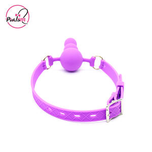 Juguete sexual para adultos ajustable Bondage Gear boca mordaza consolador BDSM coqueteo Bola de silicona mordaza juguete sexual pareja Bondage ataduras tapón <span class=keywords><strong>Anal</strong></span> - Product Image 4