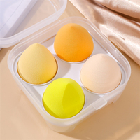 WELLFLYER MASP-262 4 pièces/boîte éponge de maquillage oeuf mélange éponge fond de teint applicateur éponges cosmétiques maquillage poudre bouffée outils