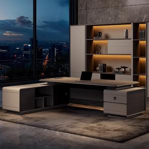 Elegante minimalista moderno MFC escritorio ejecutivo convertible Boss Mesa para el hogar Oficina Hotel escuela apartamento Presidente gerente Mesa - Product Image 5