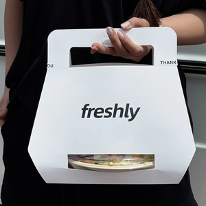 Bol à salade hexagonal en papier de canne à sucre biodégradable pour salades froides à emporter, <span class=keywords><strong>sac</strong></span> en papier - Product Image 3