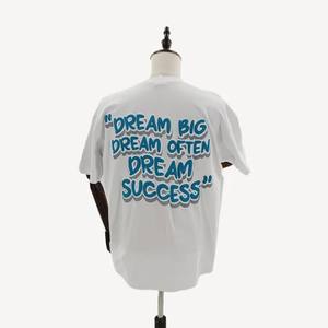 Camisetas personalizadas de gran tamaño de alta calidad 100% algodón para hombre, camiseta gráfica con estampado de hombros caídos para hombre - Product Image 2