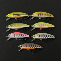 Leurre dur OEM personnalisé à coulée rapide, ultraléger, type Stream Minnow, 3g 44mm, pré-monté pour la pêche à la truite en eau salée et eau douce