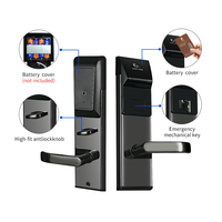 Kunci pintu kartu M1 RFID Hotel kualitas tinggi kunci pintu pintar digital, sistem kunci hotel kartu rfid
