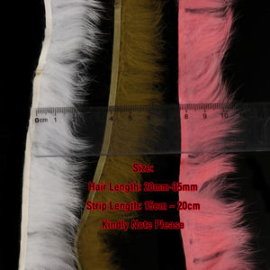 Tiras de <span class=keywords><strong>pelo</strong></span> Natural suave de conejo <span class=keywords><strong>para</strong></span> liebre, Material <span class=keywords><strong>para</strong></span> atado de moscas, Streamer de pesca de agua salada, fabricación de moscas - Product Image 2
