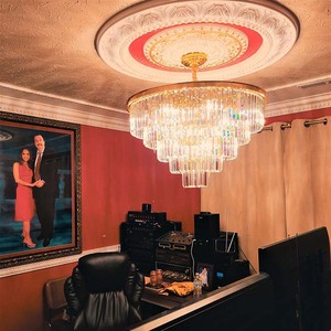 Candelabro de cristal, candelabros modernos, accesorio de iluminación LED de 3/4/5/6 niveles, diseño de iluminación y circuitos, cartón marrón, CE Rohs, 1 Uds. - Product Image 5