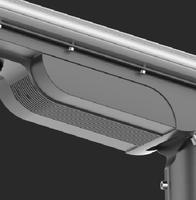 Lampadaire solaire LED CHZ CHZ-IST11 en aluminium DC 40W-120W IP65, surveillance à distance IoT pour ville intelligente