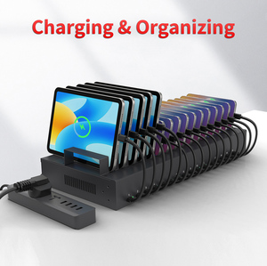 Sipolar AC16-165 nhiều thiết bị 16 cổng USB sạc nhanh trạm Tương thích với máy tính bảng và điện thoại di động - Product Image 4