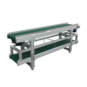 نظام حزام ناقل مطاطي صغير مع خصائص مضادة للكهرباء الساكنة والبكتيريا، ضمان لمدة سنة واحدة لآلات الحزام الناقل للطاولات - Product Image 6