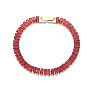 High Quality Crystal Women Statement Chain <b>Bracelet</b> Fashion Bling Cubic Zircon Tennis <b>Bracelet</b> for Women - Product Image 2