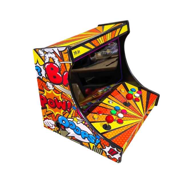 Classic Retro Arcade Game Machine Spanish Metal Plastic Portable Bartop Cabinet Indoor Coin Operated Mini Video Pandora Console