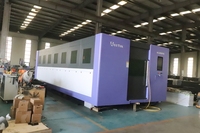 Machine de découpe laser à fibre haute précision 6 kW 12 kW 1560 2060 avec plateforme d'échange AKJ2060FBC
