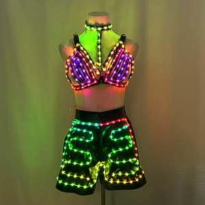 Ropa Interior Brillante para Colgar en el Cuello, Sexy y Colorida, con Luces Intermitentes, para Mujer, para Fiestas, Discotecas, Festivales, Actuaciones, Accesorios Divertidos - Product Image 1