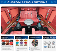 Sièges de luxe personnalisés Aero Captain, intérieur modifié, siège de voiture électrique VIP pour Toyota Hiace Van Alphard MPV Innova