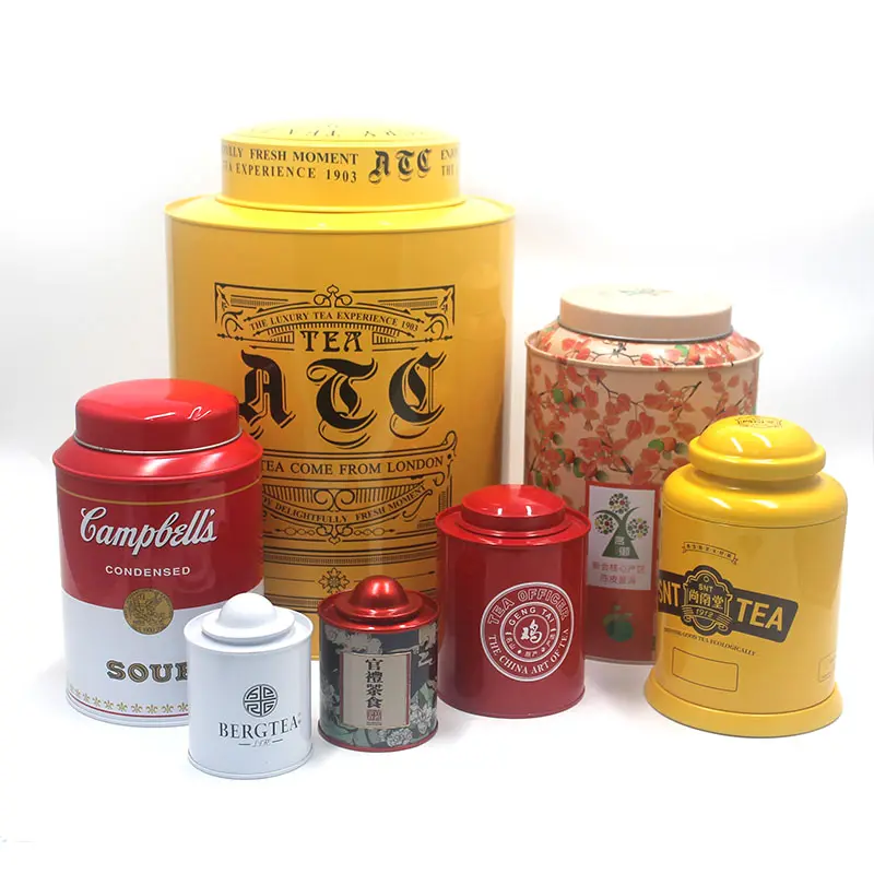 Luxus Tee Container Verschiedene Geschenk Tee Boxen Metall Tee Dosen