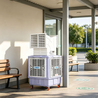 Keyuefeng enfriador de aire por evaporación al aire libre 18000CFM ventilador enfriador de aire portátil para fábrica