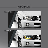 Phares à LED modifiés DK Motion pour Nissan Patrol Y61, ensemble de phares avant, 2007-2022, 5ème phares