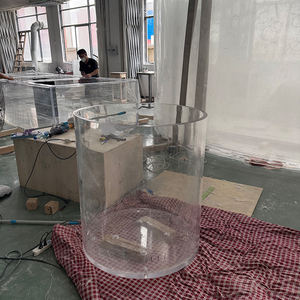 Groothandel op maat gemaakte cilindervormige aquariums van meerdere maten, <span class=keywords><strong>180</strong></span> gallon, bovengronds viskom - Product Image 4