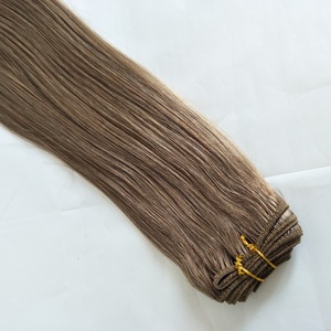 Hotsale 20 pollici 100 g/pz brasiliano Remy <span class=keywords><strong>capelli</strong></span> umani tende <span class=keywords><strong>Color</strong></span> marrone <span class=keywords><strong>cenere</strong></span> - Product Image 5