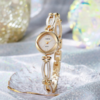 Montre classique tendance pour femme, bracelet en cuir, montre vintage à chiffres romains, montre à quartz rétro