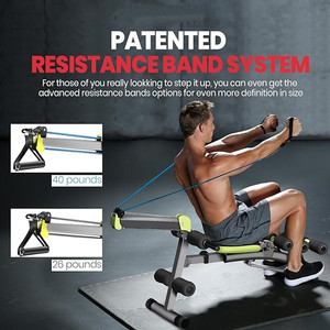 Wellshow Máquina de abdominales ajustable multifuncional para entrenamiento de estómago Máquina de abdominales Máquina de gimnasio <span class=keywords><strong>total</strong></span> abdominal - Product Image 3