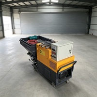 Machine à enduire les murs durable 220V avec application rapide du matériau pour les grands projets commerciaux