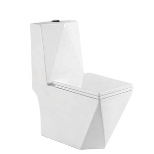 Yida kim cương hình dạng một mảnh washdown Đỏ bừng S-trap <span class=keywords><strong>P</strong></span>-trap phòng tắm nhà vệ sinh gốm công cộng <span class=keywords><strong>WC</strong></span> nhà vệ sinh - Product Image 1