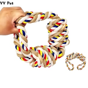Giocattolo per Cani in Corda di Cotone Intrecciata, Resistente ai Morsi, Stile Classico Ecologico per Uso Quotidiano - Product Image 2