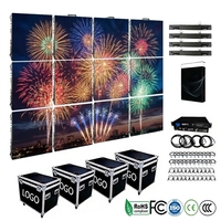 Écran LED de location ultra léger 6,5 kg 500x500 mm, affichage LED couleur HD P2.6 P2.97 P3.91 P4.81 pour scène intérieure et extérieure