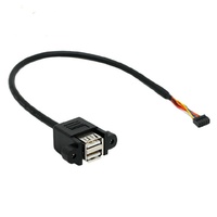 Kustom kabel USB RCA Audio mobil adaptor penghubung kabel untuk sistem Stereo pemutar CD 2 saluran kabel sinyal Audio suplai pabrik