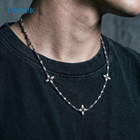Collier ras du cou VFOOK avec pendentif étoile polaire pour femme, collier minimaliste en argent sterling 925 pour un usage quotidien