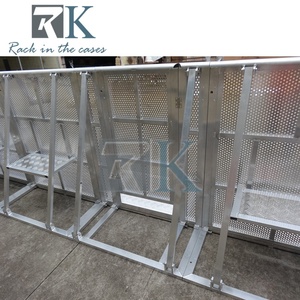 Barrera de Control de Multitudes Enlazable para Conciertos y Eventos Deportivos, Valla de Barricada de Aluminio para Exteriores - Product Image 6