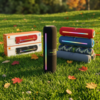 Speaker Outdoor Multifungsi, Pengisian Cepat Daya Tahan Baterai Lama Speaker Suara Surround untuk Berkemah dan Piknik