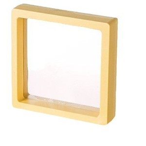 <b>Floating</b> Box Jewelry Storage Display Case 7x7cm Transparent <b>Plastic</b> For Earrings Necklaces Bracelets Organizers - Product Image 4