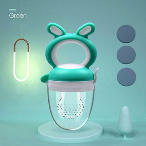 Tétine en silicone de qualité alimentaire pour bébé, jouet de dentition aux fruits, pochettes en silicone pour les tout-petits et les enfants - Product Image 5