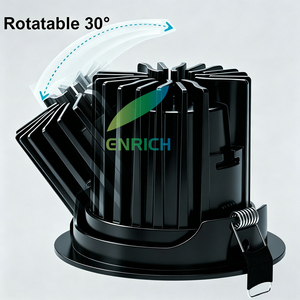 Spot encastré rotatif 15W 20W pour plafond, cuisine, salle de bain, miroir, éclairage intégré - Product Image 4