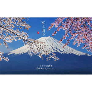<span class=keywords><strong>Papier</strong></span> <span class=keywords><strong>peint</strong></span> imperméable 3D japonais pour magasin de matériel Paysage de <span class=keywords><strong>montagne</strong></span> Fuji et restaurant <span class=keywords><strong>Motif</strong></span> botanique Jujiuya - Product Image 5