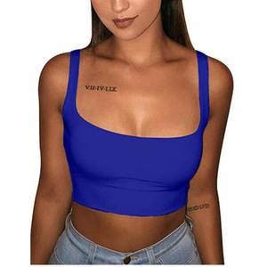 Débardeurs décontractés moulants sans manches sexy pour femmes, style européen et américain, pour le commerce extérieur, vente chaude eBay <span class=keywords><strong>AliExpress</strong></span> - Product Image 3