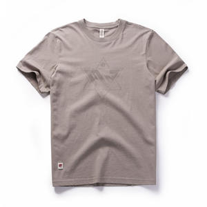 Maglietta in cotone con spalle scoperte e spalle bianche di alta qualità a tinta unita con taglio personalizzato - Product Image 1