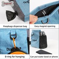 Sac de Festin d'animal familier Chien Formation Pochette Fourre-Tout Sac avec Taille Bandoulière