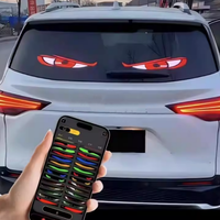 Affichage LED interactif portable et programmable pour voiture, écran souple numérique pour pare-brise de voiture et camion, effet œil de démon
