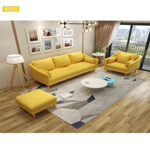<span class=keywords><strong>Sofa</strong></span> 2 tempat duduk nyaman: Set <span class=keywords><strong>Sofa</strong></span> kain kayu ruang tamu terlaris dengan furnitur grosir murah - Product Image 4